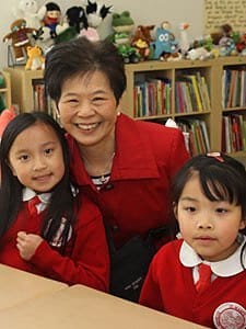 Students and teachers took immediate ownership of the new St. Mary's School and Chinese Catholic Center in San Francisco after the ribbon cutting ceremony and blessing of the new building in the city's Chinatown neighborhood.