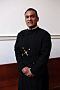 Rene I. Constanza poses in his Paulist habit and Paulist Mission Cross. (Photo credit: Bruce Byers, brucebyers.com)