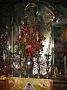 Inside the Tomb of Jesus in the Church of the Holy Sepulchre,  Jerusalem.