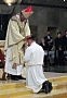 Bishop Martin D. Holley of Washington, D.C. lays hands on Rene Constanza, CSP, during Rev. Mr. Constanza's diaconal ordination. (Photo credit: Bruce Byers, brucebyers.com)