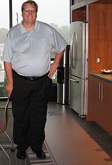 Father Mark-David Janus, C.S.P. inside the new Catholic Information Center