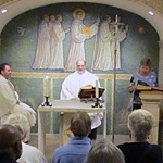 The Paulist pilgrims celebrated the journey's closing Mass in the Irish Chapel of St. Peter's Basilica.