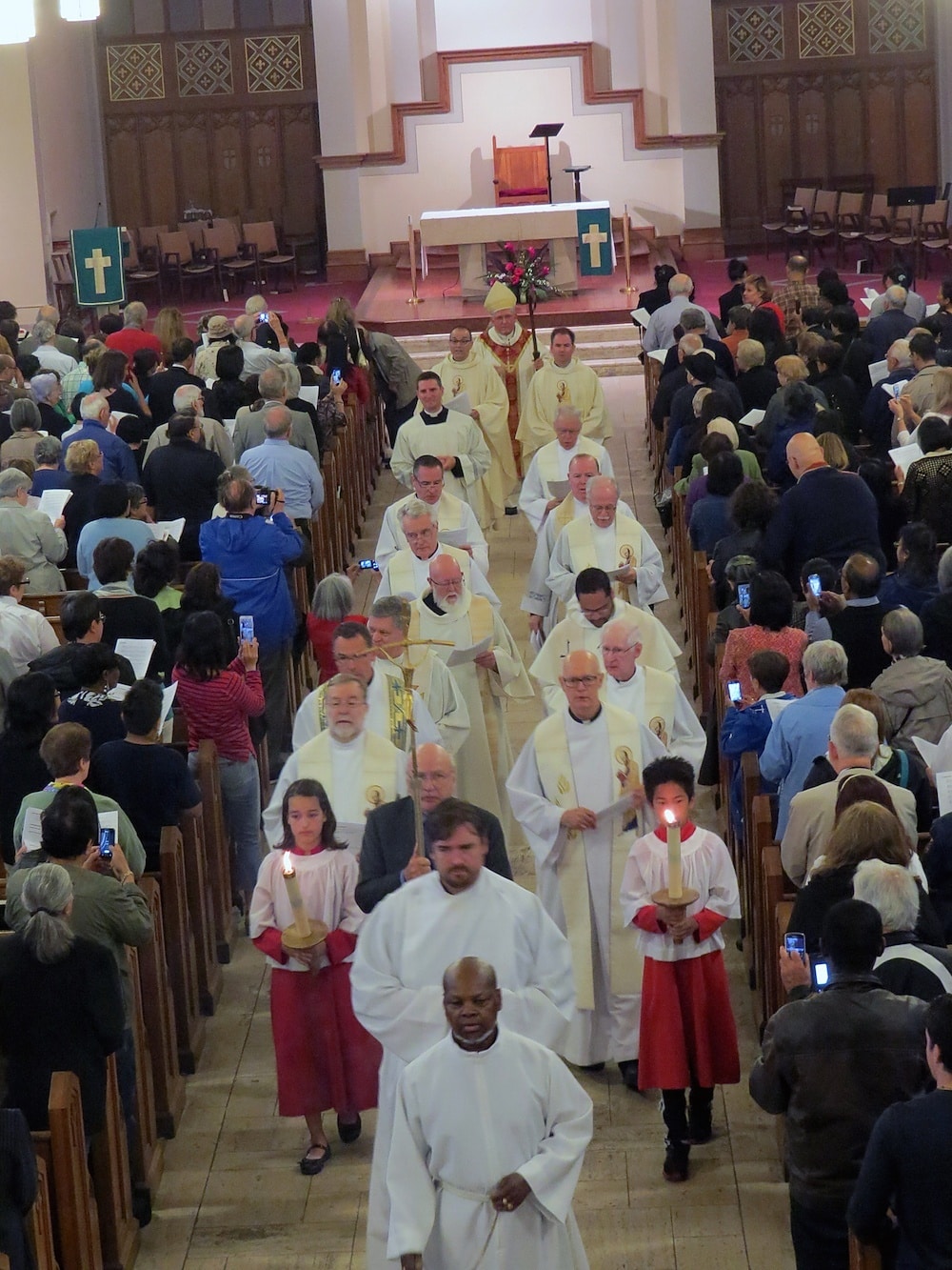 The recessional.