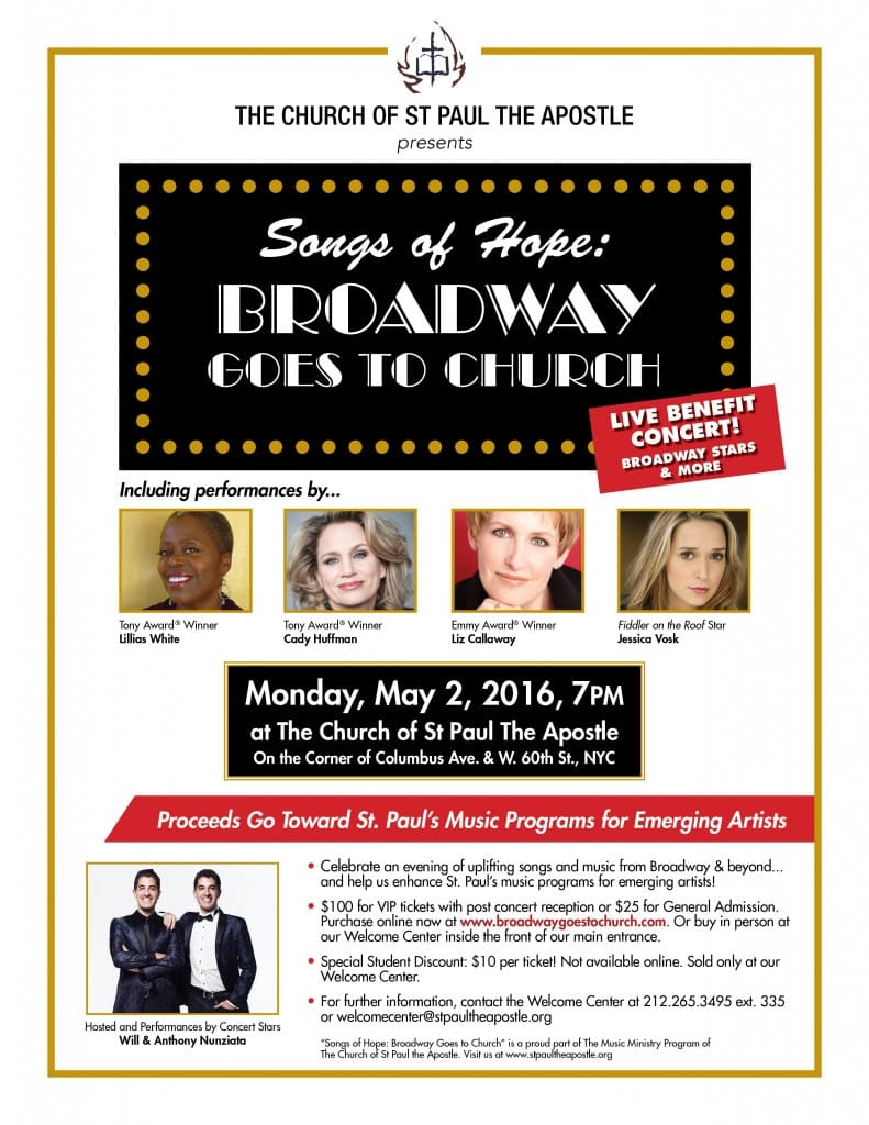 Broadway Goes To Church