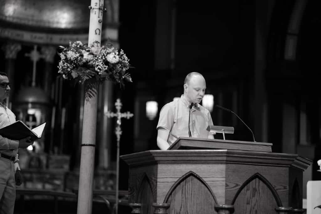 Paulist seminarian Mike Hennessy