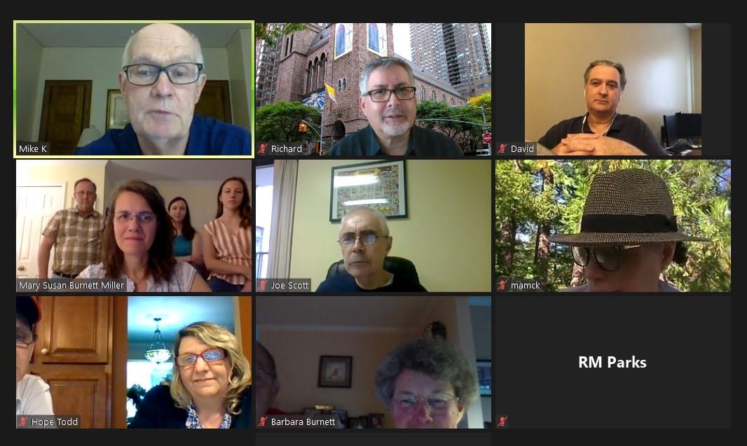 Mary Susan Burnett is joined by her family and members of the Diaspora Associates as she makes her first Promises earlier this year.