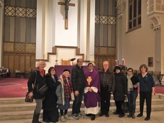 Fr. Frank Desiderio with Toronto Associates in an Associates Facebook Page photo
